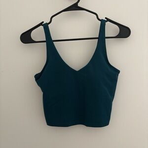 Green Sleeveless Women's Top